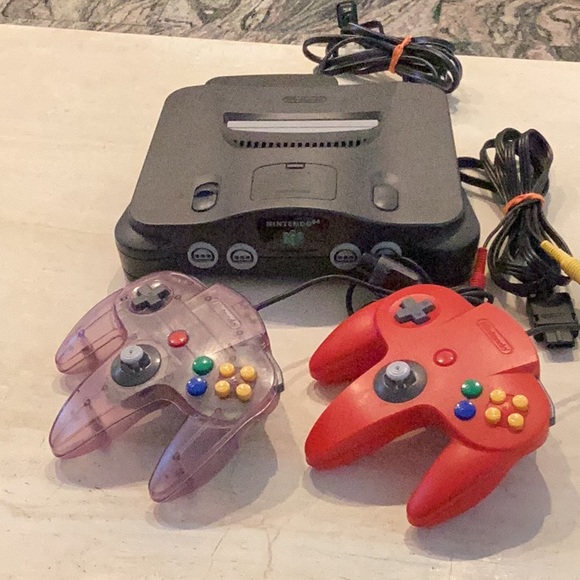 Nintendo 64 Console & Pokemon Mario Games & 2 Controllers N64 Original Authentic - Picture 12 of 14